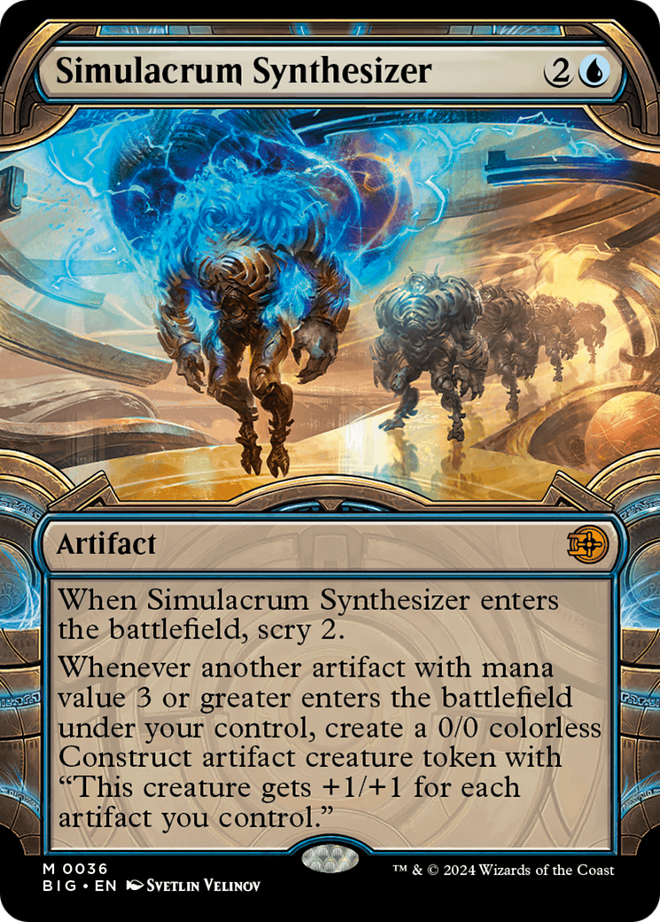 Image of Simulacrum Synthesizer (Showcase) (BIG-036) - The Big Score: (Showcase) Foil