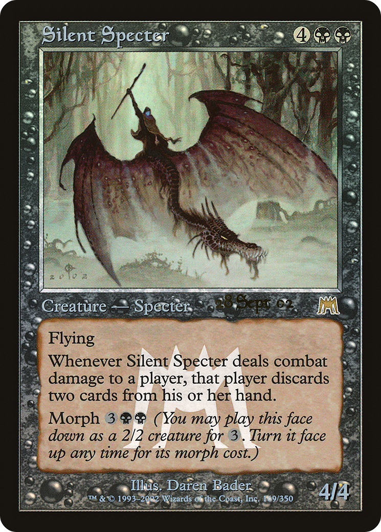 Image of Silent Specter (PRE-018) - Onslaught Promos Foil