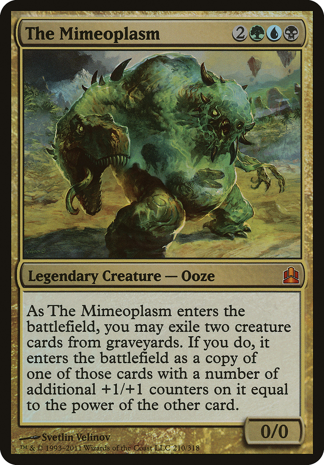 Image of The Mimeoplasm (Commander) (OVER-210) - Commander 2011 Oversized Foil
