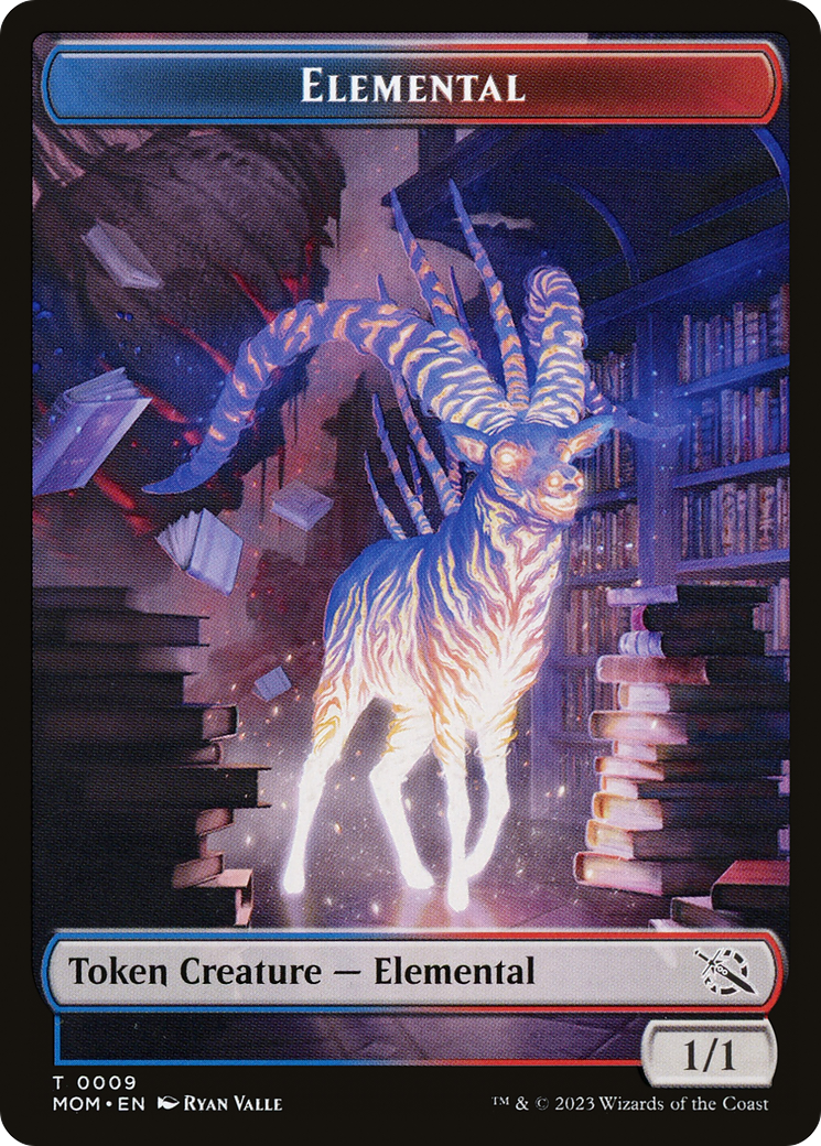 Image of Elemental (TMOM-009) - March of the Machine Tokens Foil