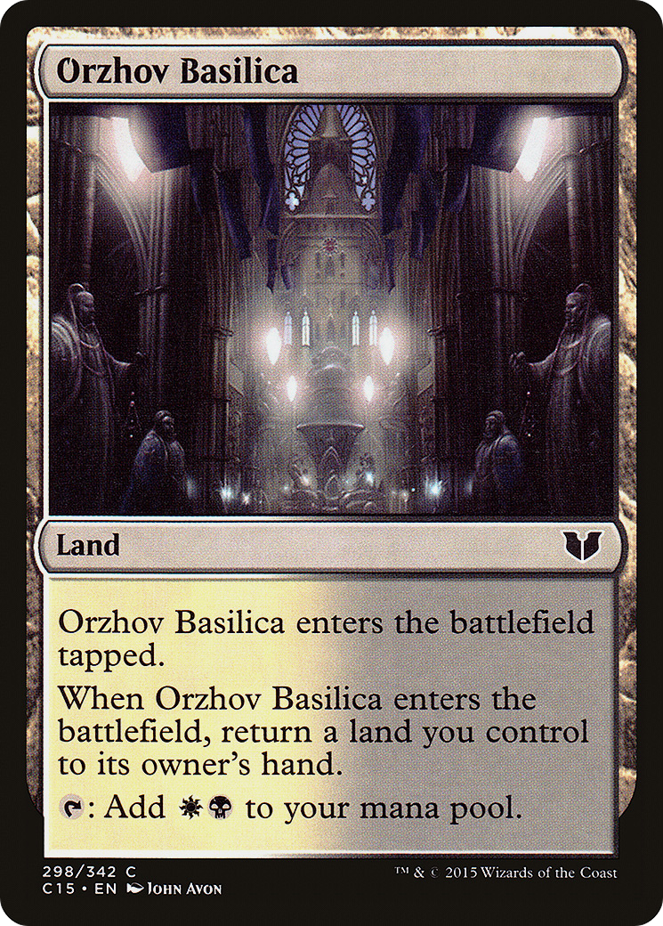 Image of Orzhov Basilica (C15-298) - Commander 2015