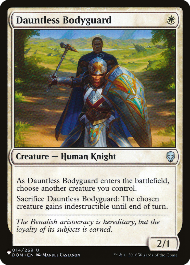 Image of Dauntless Bodyguard (LIST-DOM-14) - The List