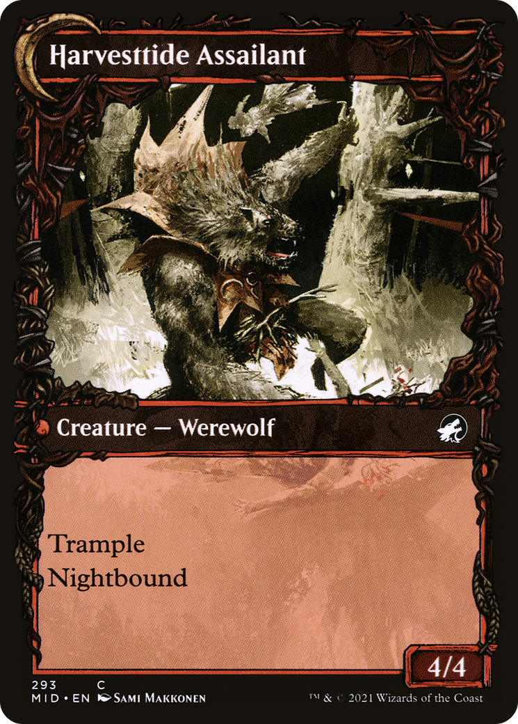 Image of Harvesttide Infiltrator (Showcase) (MID-293) - Innistrad: Midnight Hunt: (Showcase, Double Faced Transform) Foil