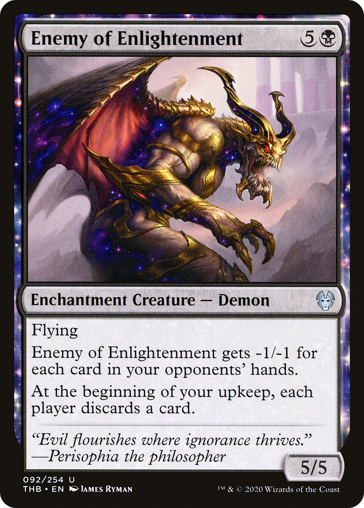 Image of Enemy of Enlightenment (THB-092) - Theros Beyond Death: (enchantment)