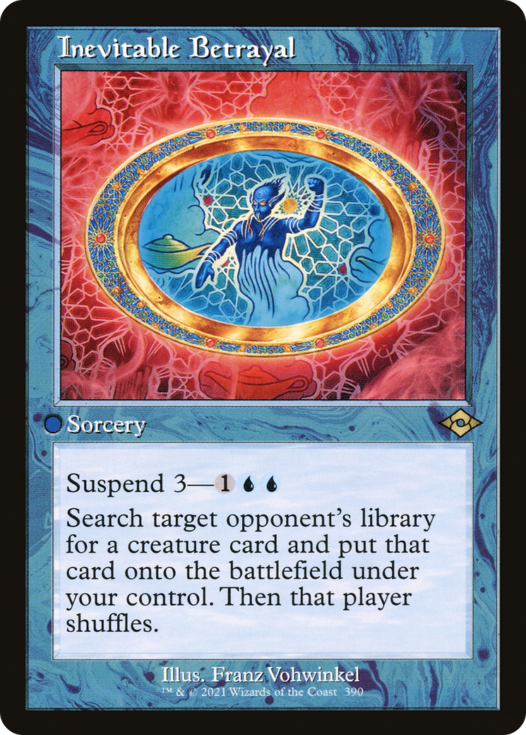 Image of Inevitable Betrayal (Retro Frame) (MH2-390) - Modern Horizons 2 Foil