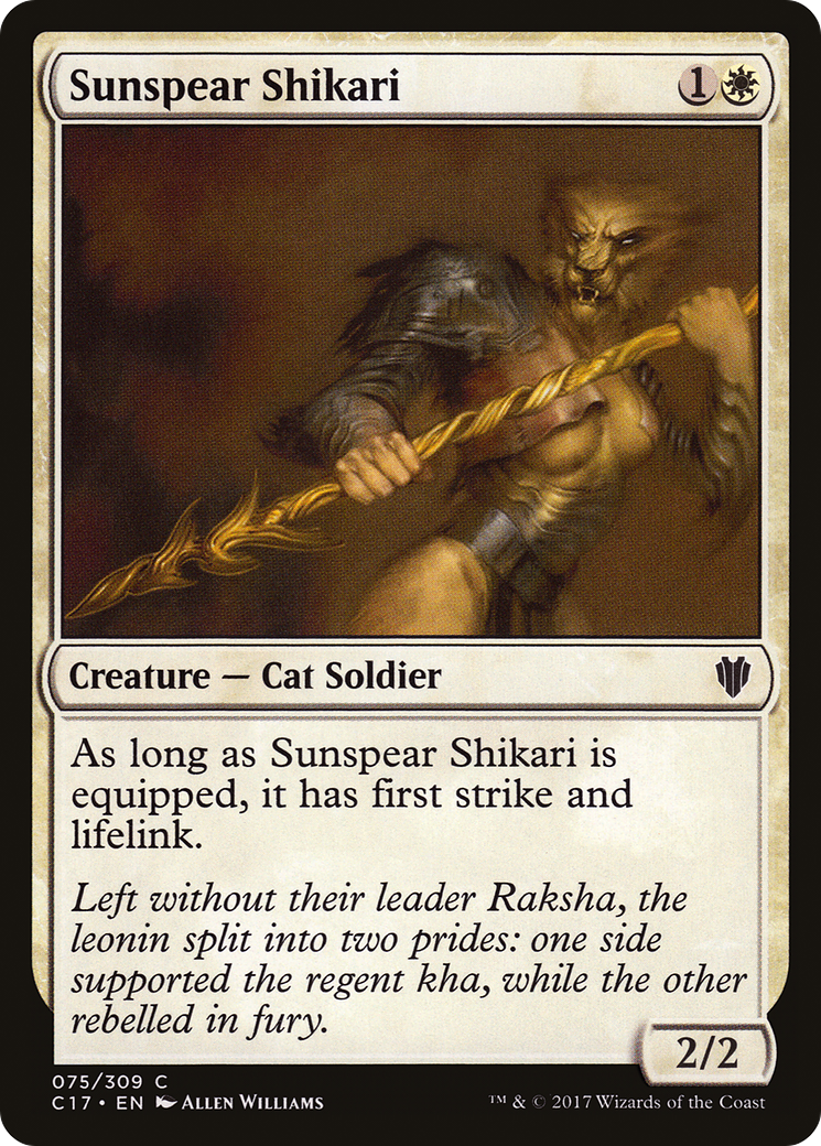 Image of Sunspear Shikari (C17-075) - Commander 2017