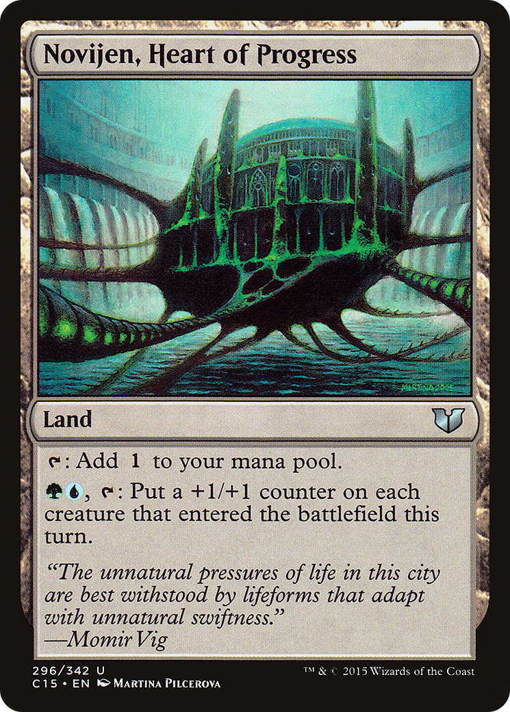 Image of Novijen, Heart of Progress (C15-296) - Commander 2015