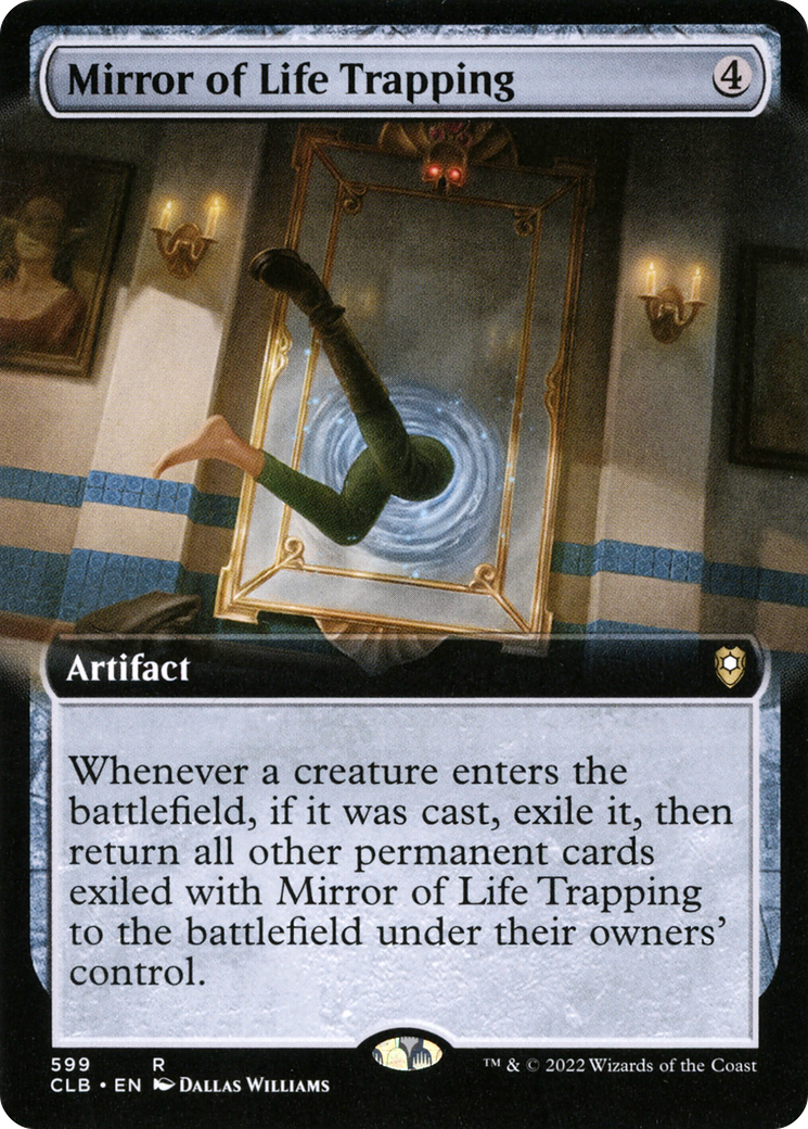Image of Mirror of Life Trapping (Extended Art) (CLB-599) - Commander Legends: Battle for Baldur's Gate: (Extended Art) Foil