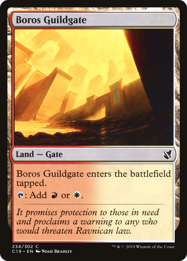 Image of Boros Guildgate (C19-234) - Commander 2019