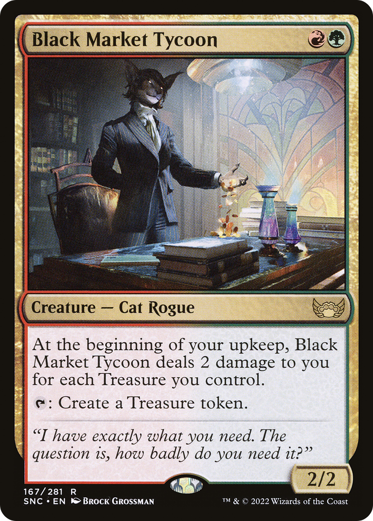 Image of Black Market Tycoon (SNC-167) - Streets of New Capenna Foil