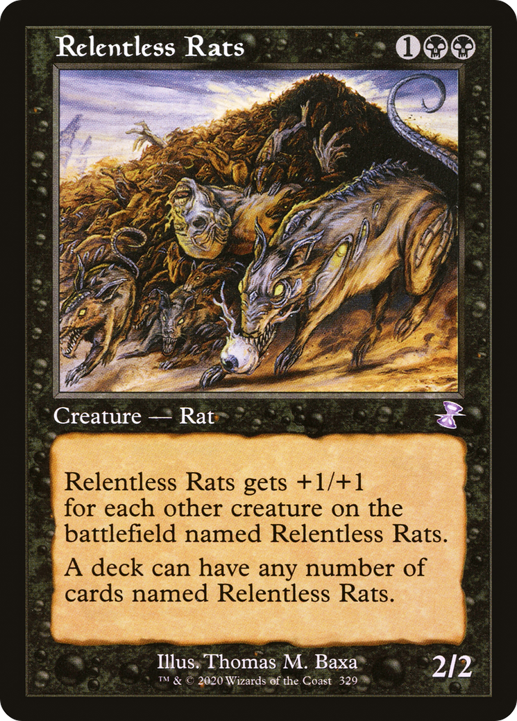 Image of Relentless Rats (TSR-329) - Time Spiral Remastered Foil