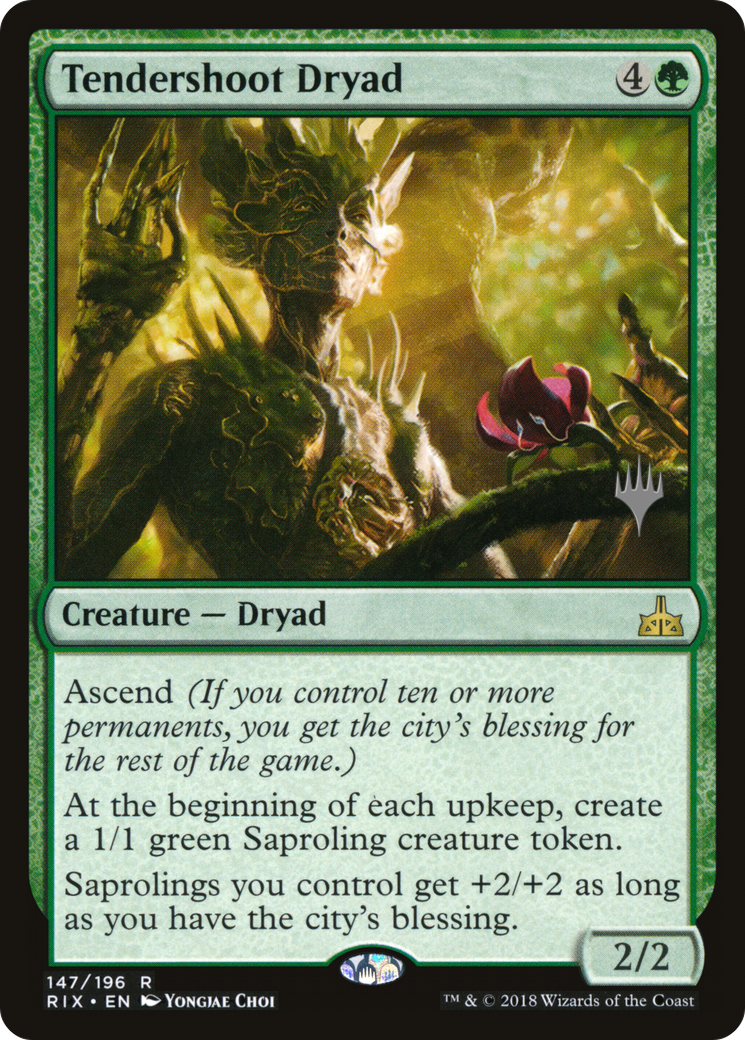Image of Tendershoot Dryad (PPM20-147) - Rivals of Ixalan Promos
