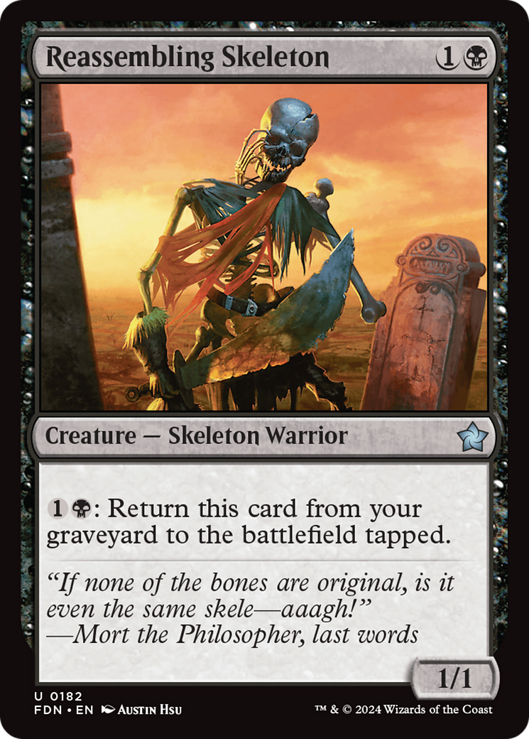 Image of Reassembling Skeleton (FDN-182) - Foundations Foil