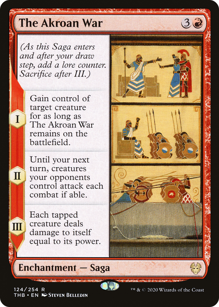 Image of The Akroan War (THB-124) - Theros Beyond Death Foil