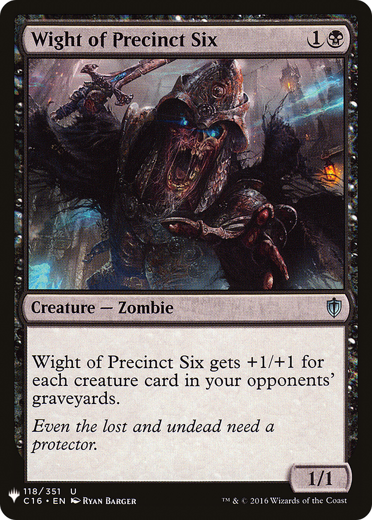 Image of Wight of Precinct Six (LIST-118) - The List
