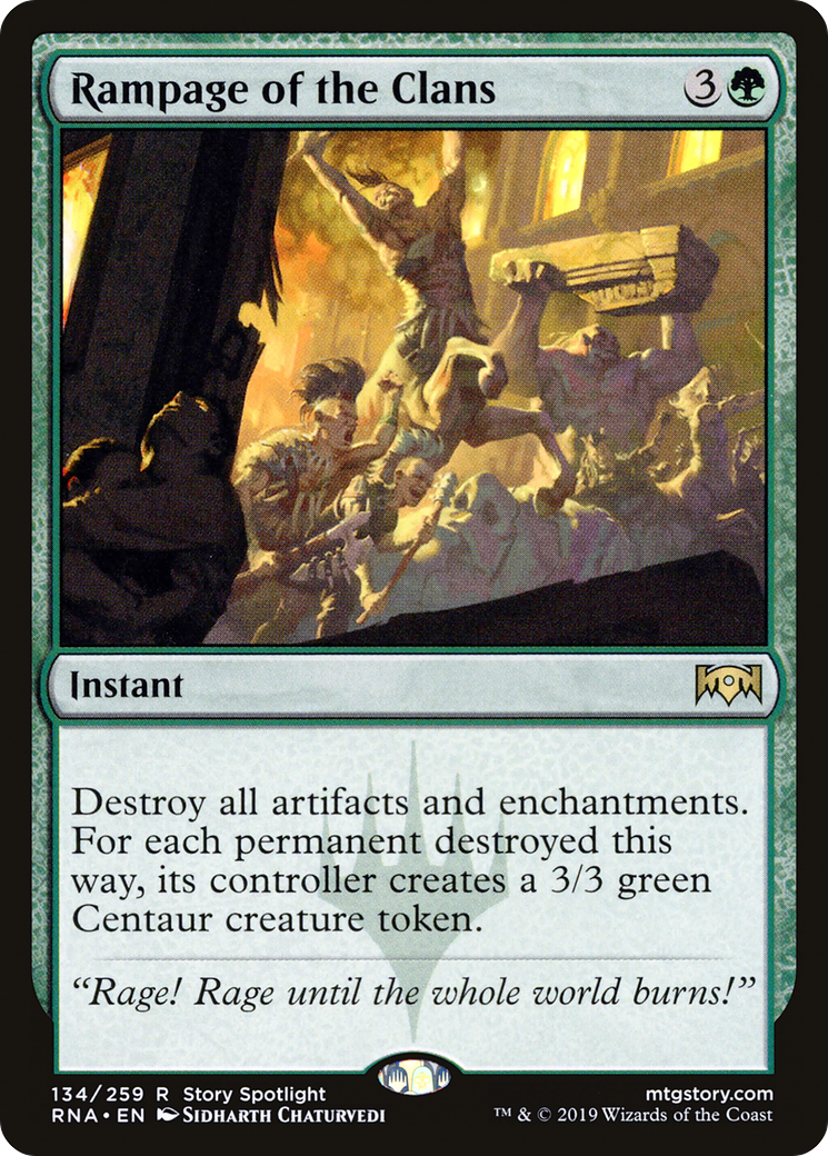 Image of Rampage of the Clans (RNA-134) - Ravnica Allegiance