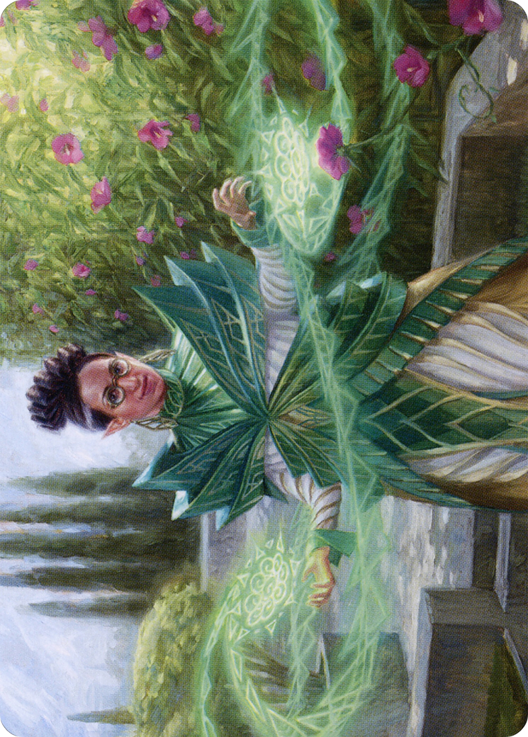 Image of Kianne, Dean of Substance // Kianne, Dean of Substance (ASTX-051) - Strixhaven Art Series (Borderless) Foil