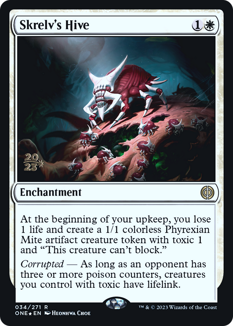 Image of Skrelv's Hive (PRE-034) - Phyrexia: All Will Be One Promos Foil
