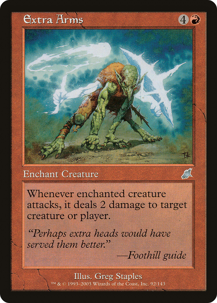 Image of Extra Arms (SCG-092) - Scourge Foil