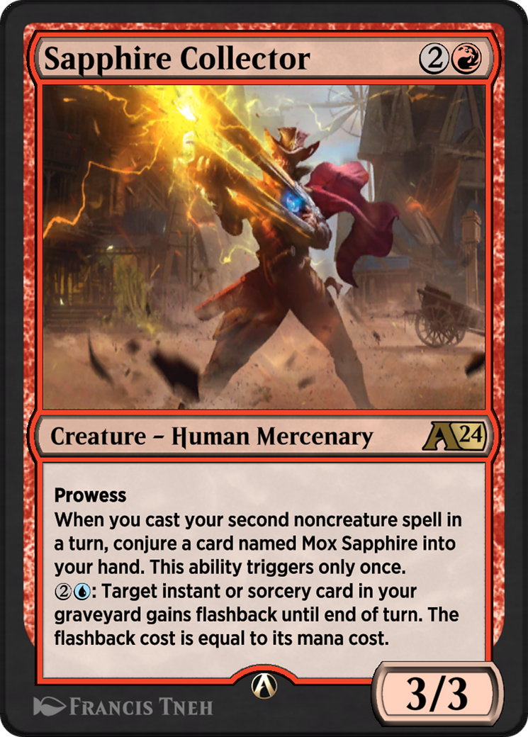 Image of Sapphire Collector (YOTJ-013) - Alchemy: Outlaws of Thunder Junction
