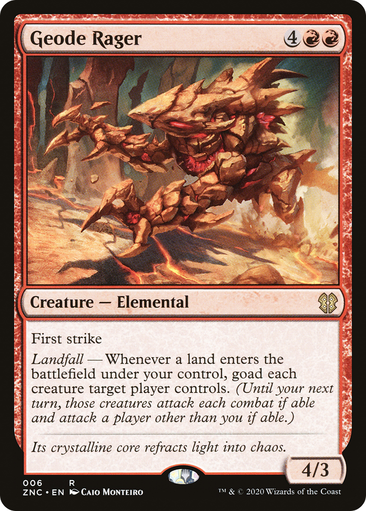 Image of Geode Rager (ZNC-006) - Zendikar Rising Commander