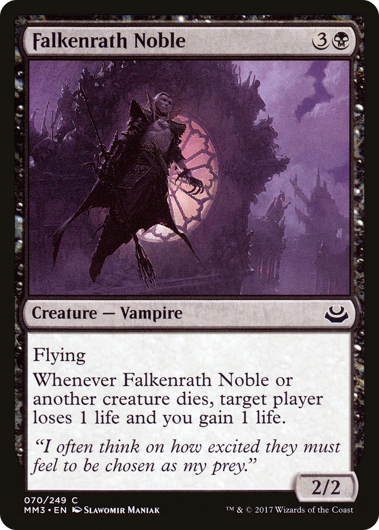 Image of Falkenrath Noble (MM3-070) - Modern Masters 2017