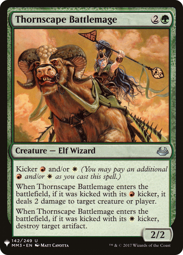 Image of Thornscape Battlemage (LIST-142) - The List
