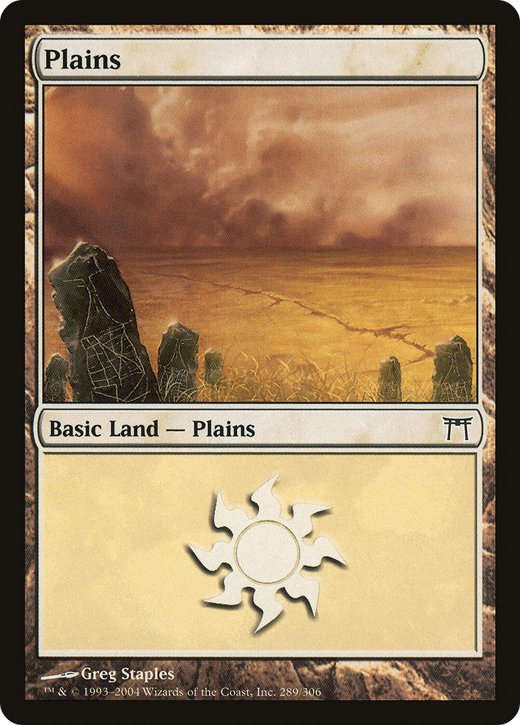 Image of Plains (289) (CHK-289) - Champions of Kamigawa