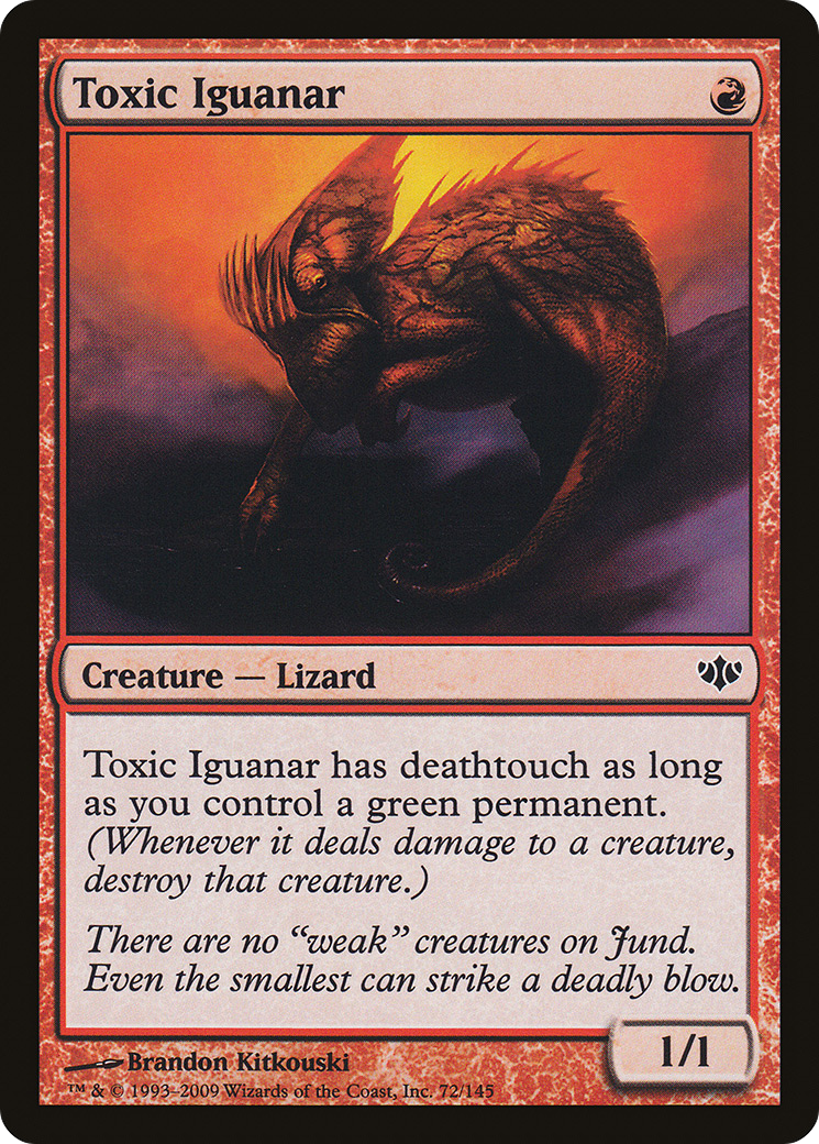 Image of Toxic Iguanar (CON-072) - Conflux Foil