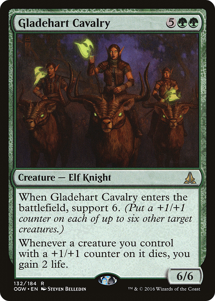 Image of Gladehart Cavalry (OGW-132) - Oath of the Gatewatch Foil