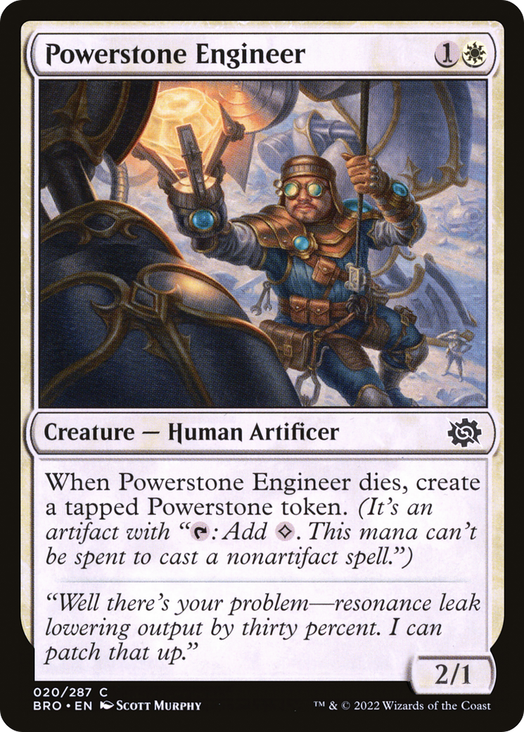 Image of Powerstone Engineer (BRO-020) - The Brothers' War