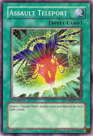 Image of Assault Teleport (CRMS-EN052) - Crimson Crisis Unlimited