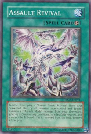Image of Assault Revival (CRMS-EN053) - Crimson Crisis 1st Edition