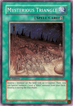 Image of Mysterious Triangle (CRMS-EN062) - Crimson Crisis Unlimited