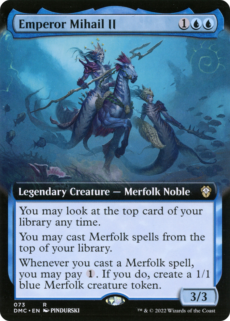 Image of Emperor Mihail II (Extended Art) (DMC-073) - Dominaria United Commander: (Extended Art) Foil