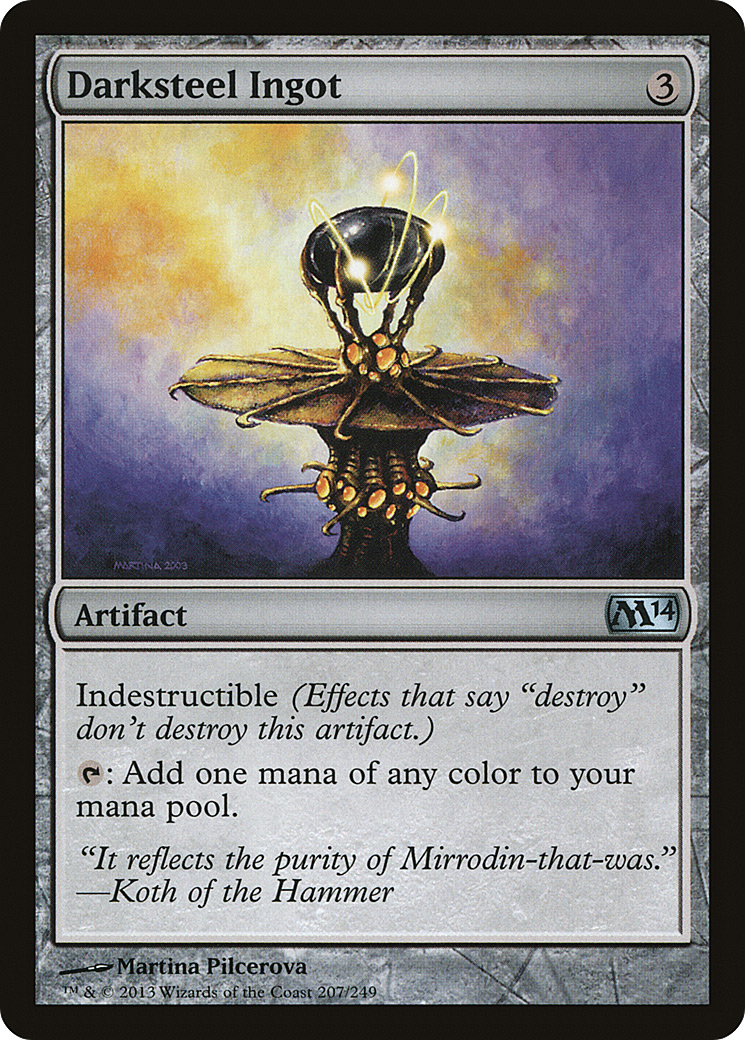 Image of Darksteel Ingot (M14-207) - Magic 2014