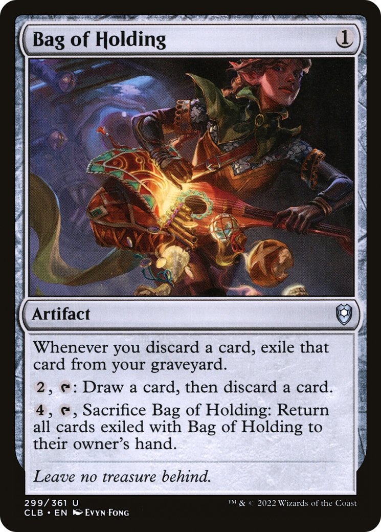 Image of Bag of Holding (CLB-299) - Commander Legends: Battle for Baldur's Gate Foil