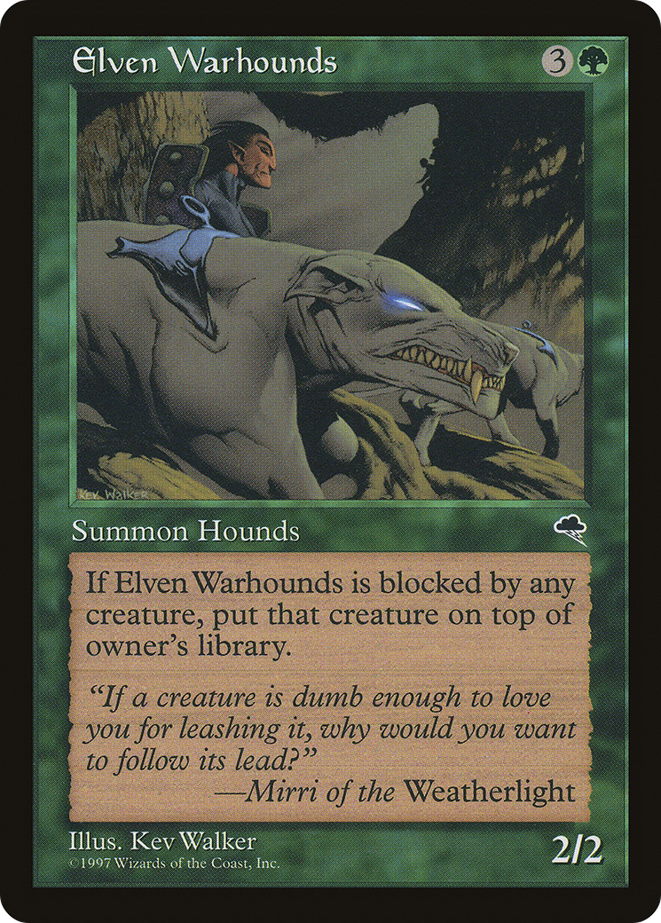 Image of Elven Warhounds (TMP-225) - Tempest