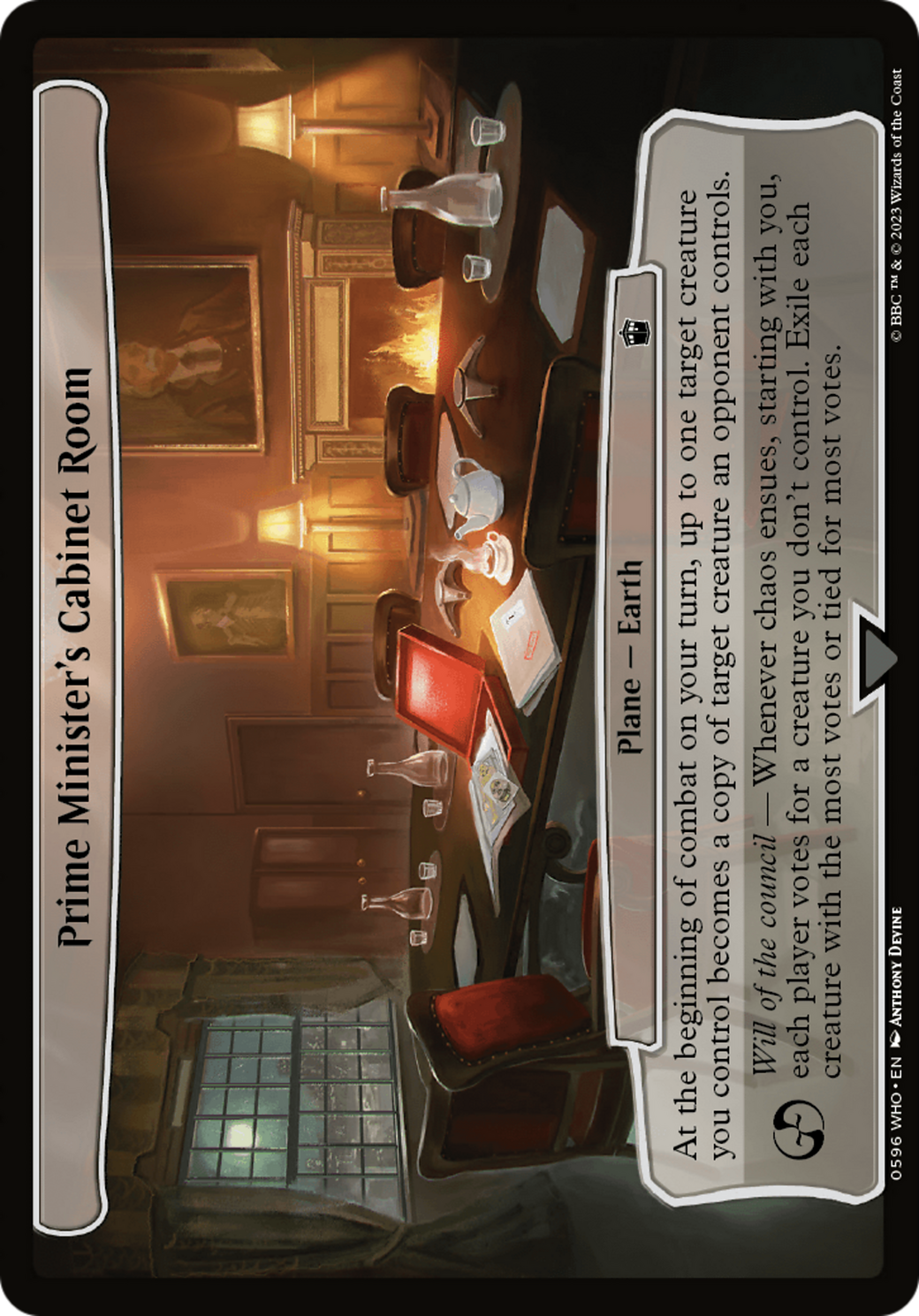 Image of Prime Minister's Cabinet Room (WHO-596) - Doctor Who