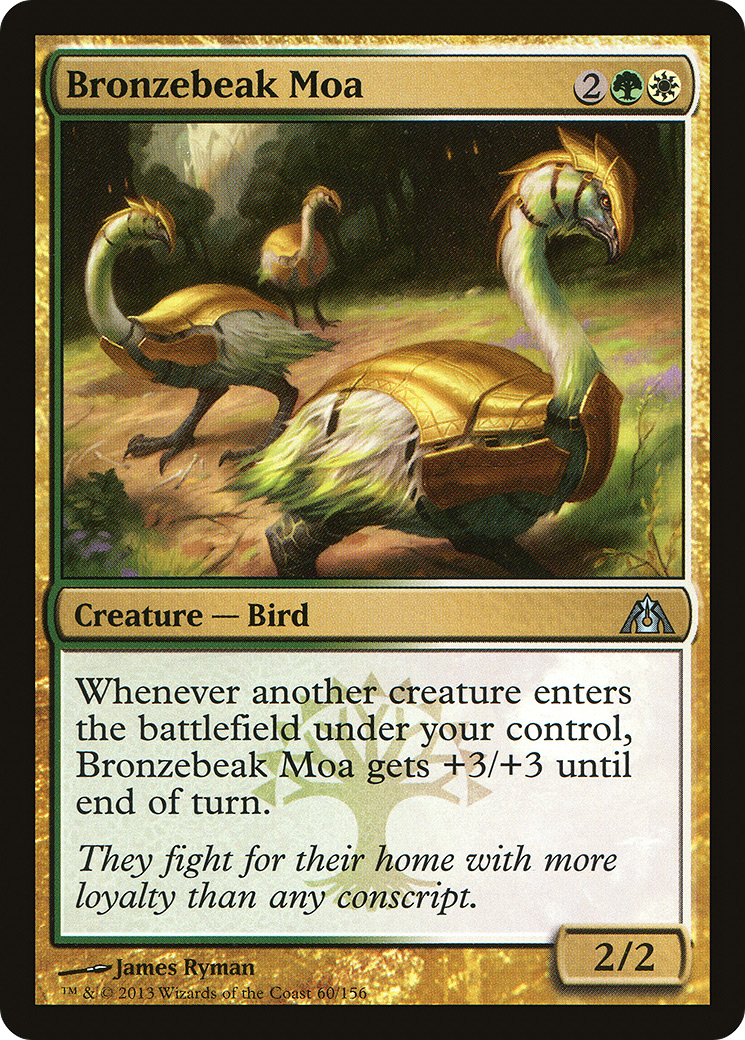 Image of Bronzebeak Moa (DGM-060) - Dragon's Maze
