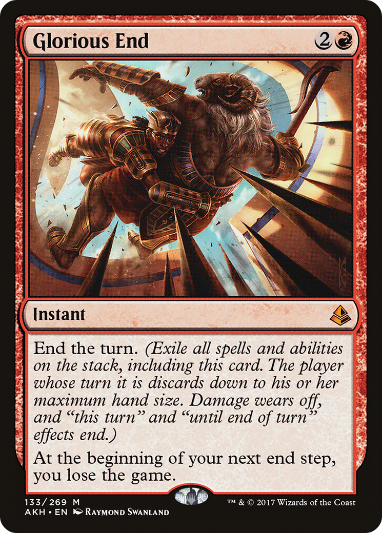 Image of Glorious End (AKH-133) - Amonkhet
