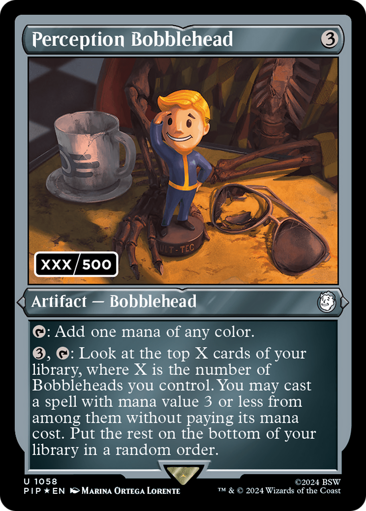 Image of Perception Bobblehead (Serial Numbered) (PIP-1058) - Fallout Foil