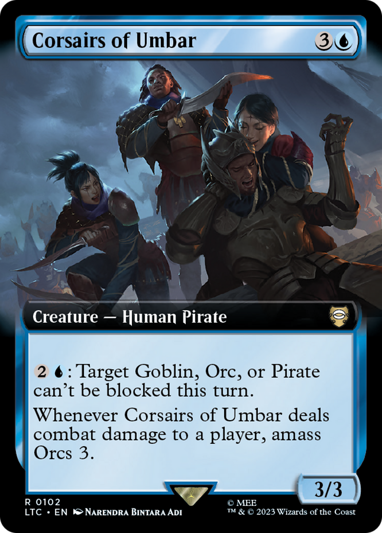 Image of Corsairs of Umbar (Extended Art) (LTC-102) - Tales of Middle-earth Commander: (Extended Art)