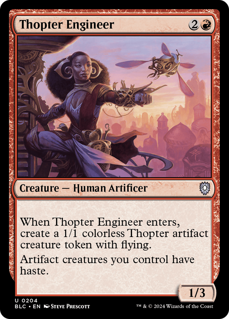 Image of Thopter Engineer (BLC-204) - Bloomburrow Commander