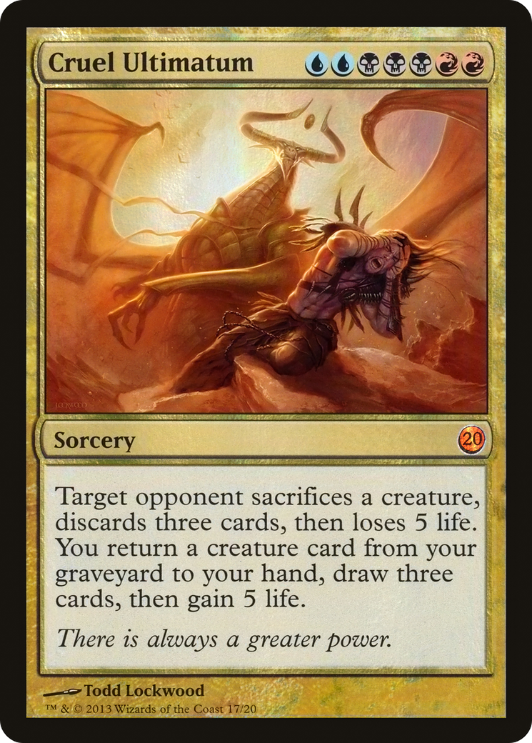 Image of Cruel Ultimatum (V13-017) - From the Vault: Twenty Foil