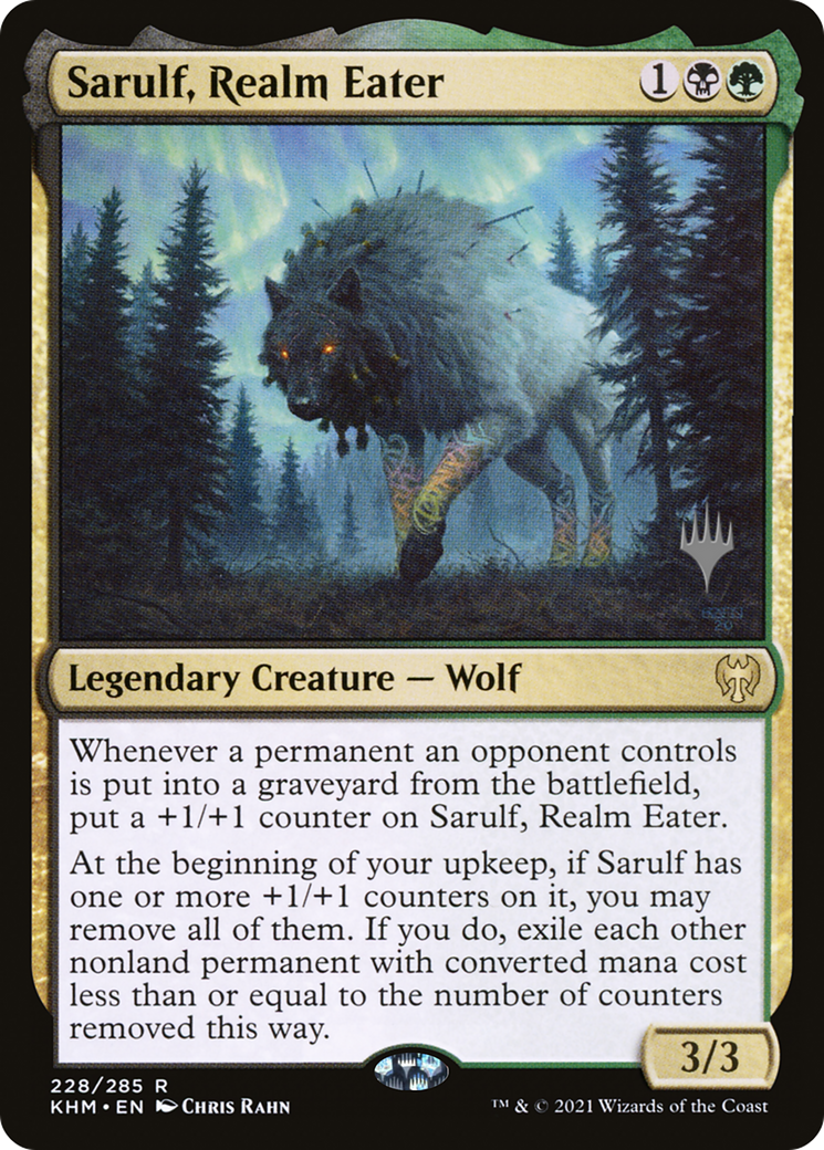Image of Sarulf, Realm Eater (PPKHM-228) - Kaldheim Promos Foil
