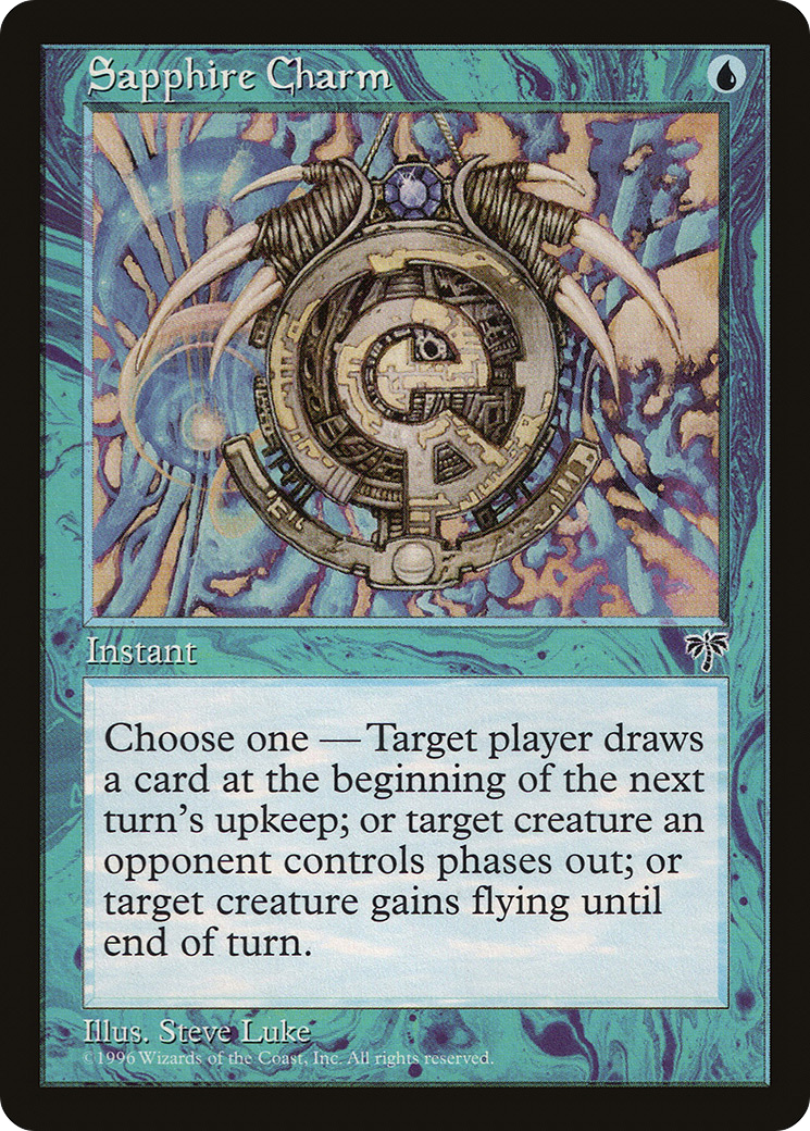 Image of Sapphire Charm (MIR-) - Mirage