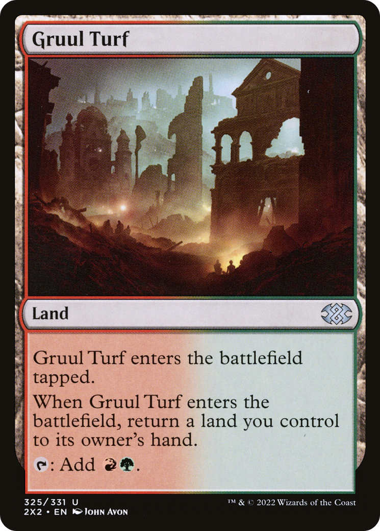 Image of Gruul Turf (2X2-325) - Double Masters 2022 Foil