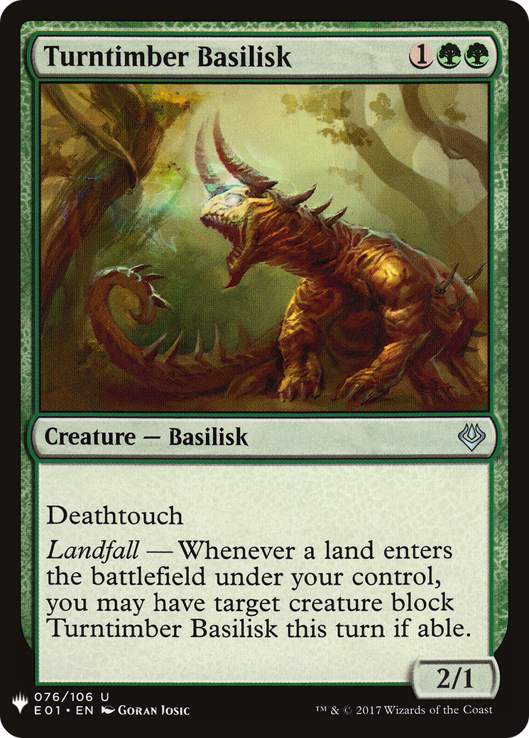 Image of Turntimber Basilisk (LIST-076) - The List