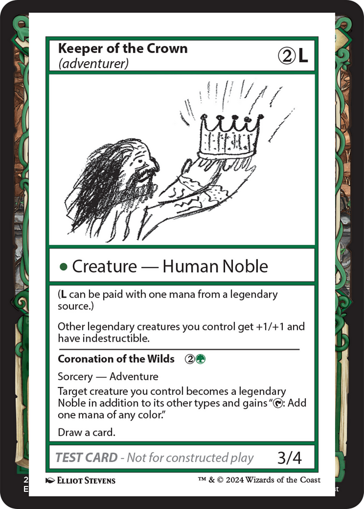 Image of Keeper of the Crown (adventurer) (MB2PC-) - Mystery Booster 2